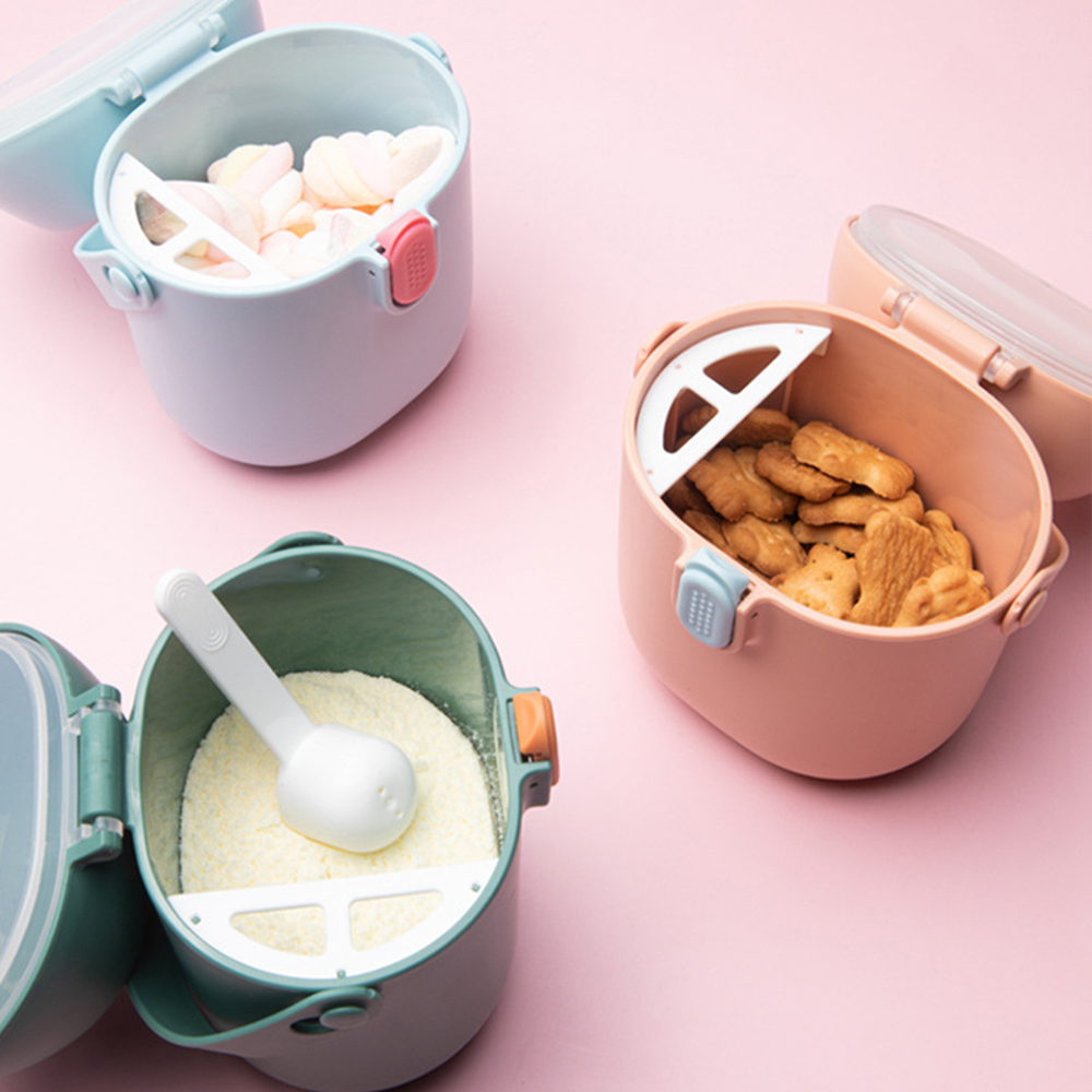 Food Snacks For Toddlers - Taşınabilir bebek maması saklama kutusu BPA