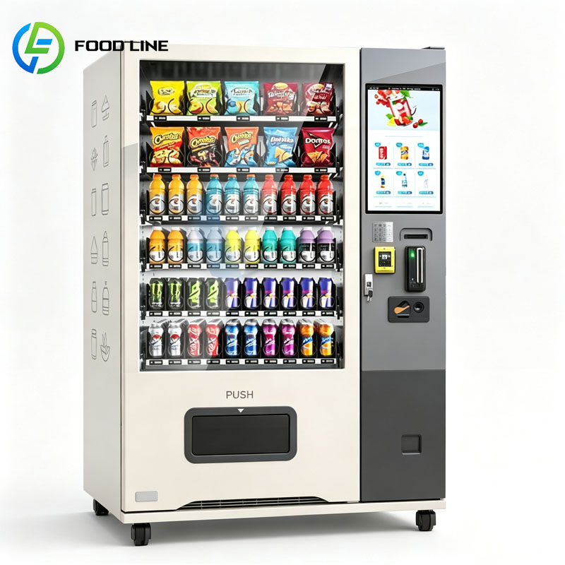 Food Snacks Vending Machine - İçecek Otomatı Ticari Otomatik Soğuk İçecek