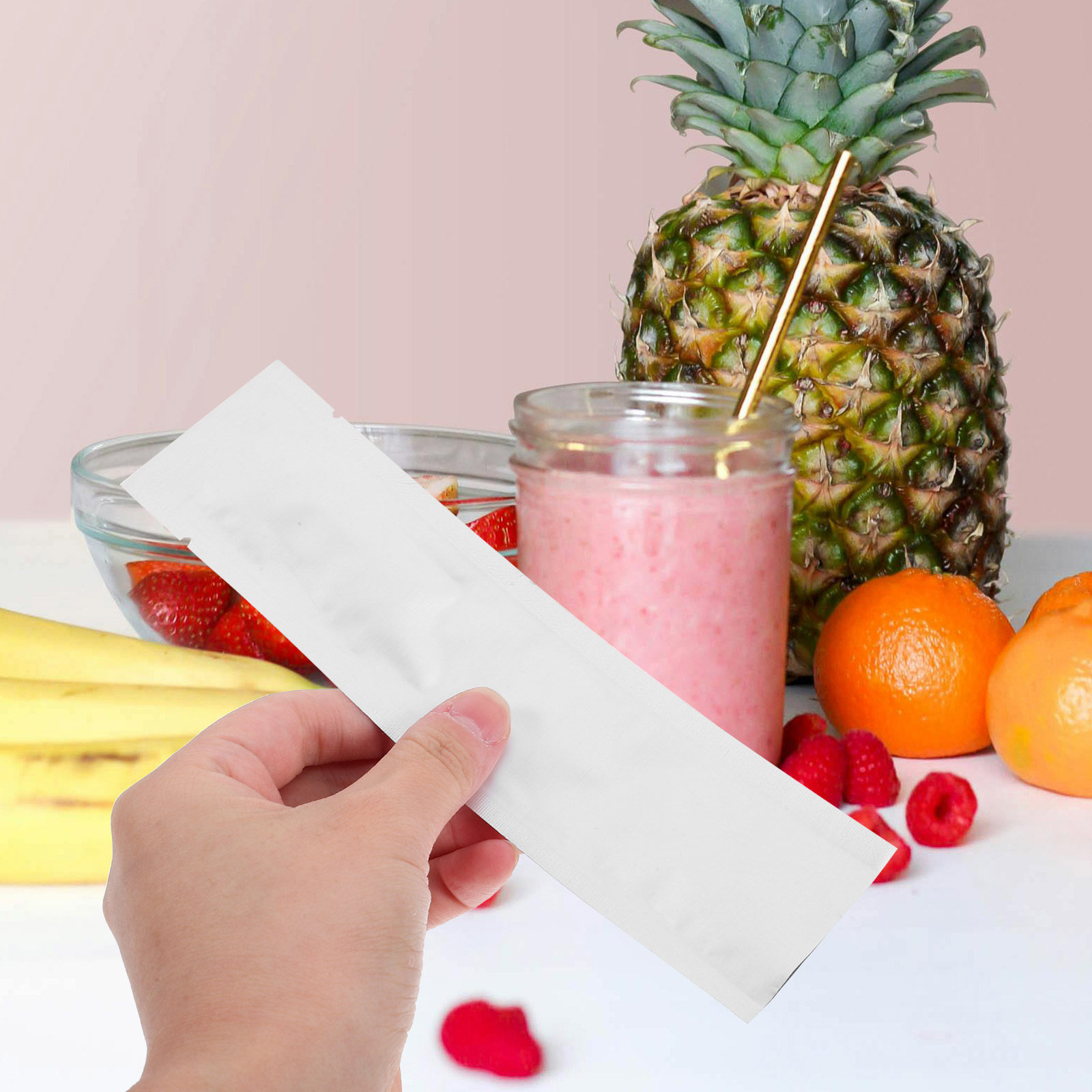 Food Snacks With Protein - 100 Adet Vakumlu Kapatma Torbası Çok