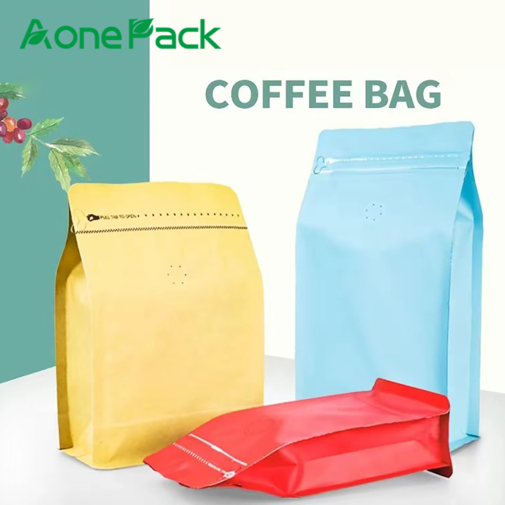Food Snacks With Protein - 50 adet Yeniden Kapatılabilir Ziplock Kahve