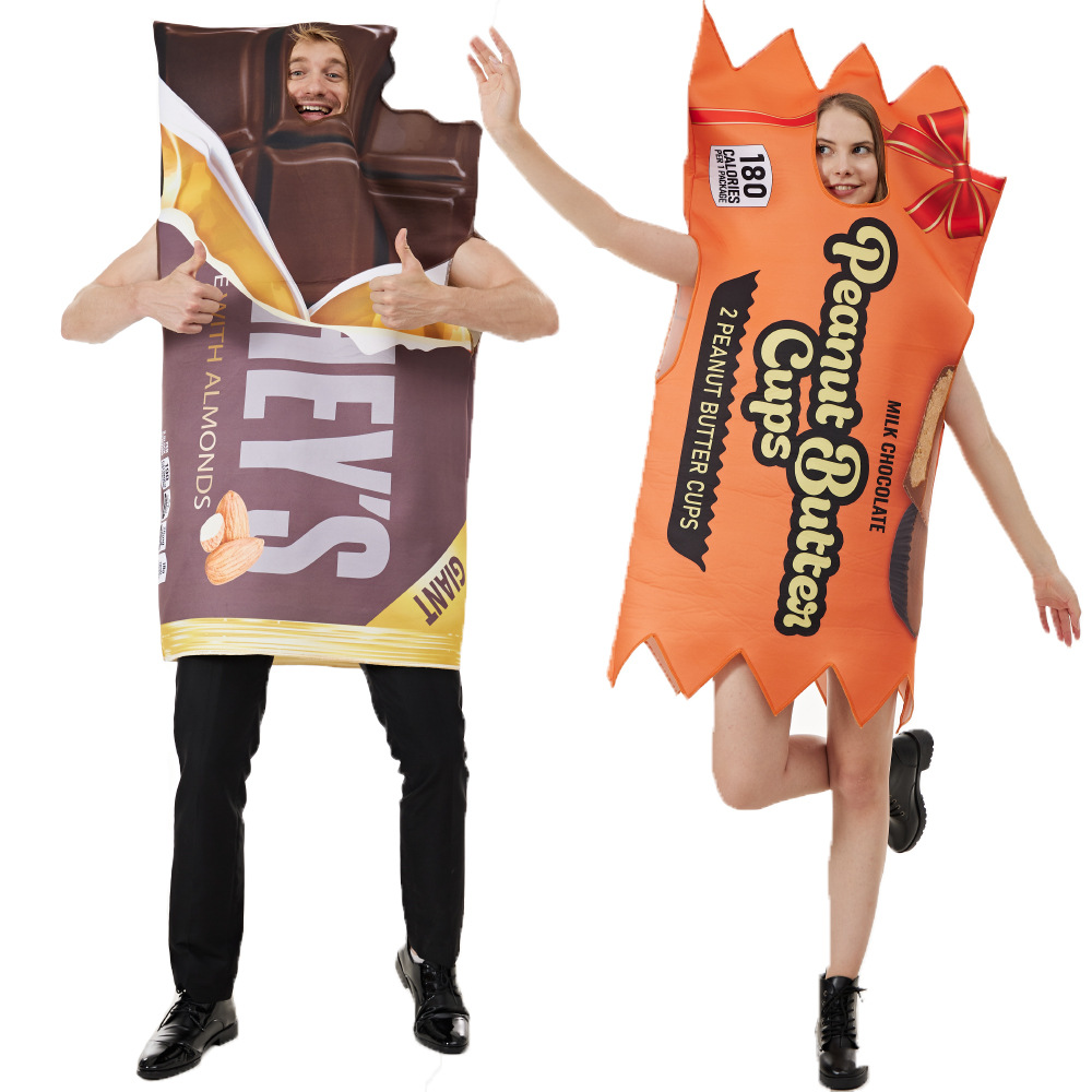 Peanut Butter Snack - Yetişkin Komik Çift Kıyafeti Cosplay Çikolata