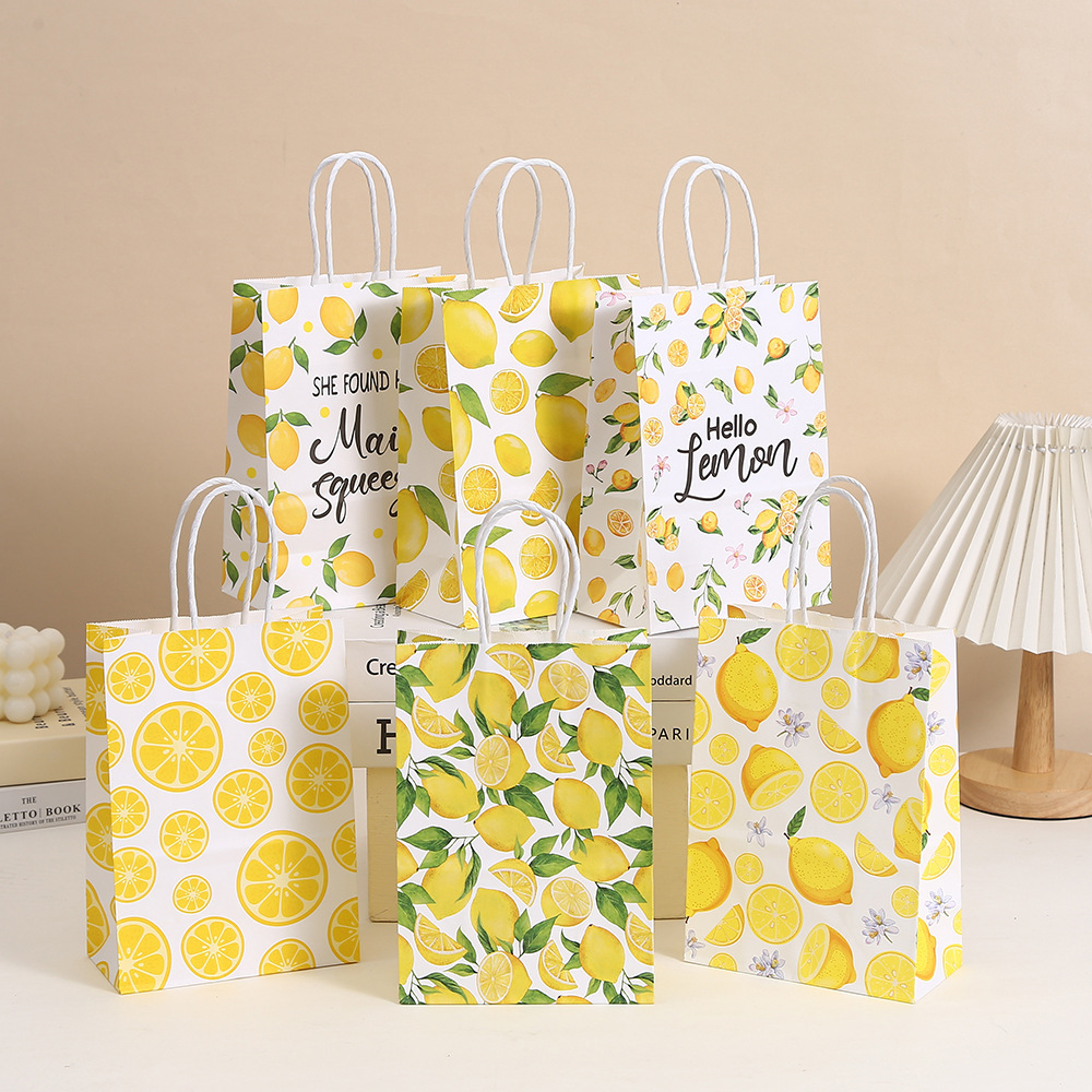Food Snacks For Party - 6 adet Tropikal Yaz Merhaba Limon