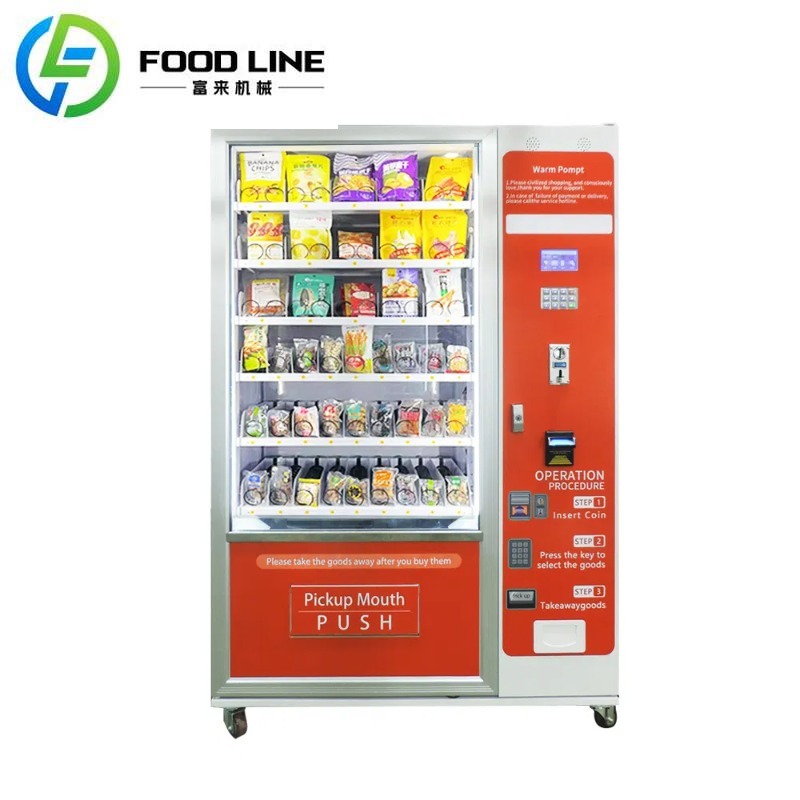 Özelleştirilmiş Fabrika Özel A - Food Snacks Vending Machine incelemesi ve fiyatı