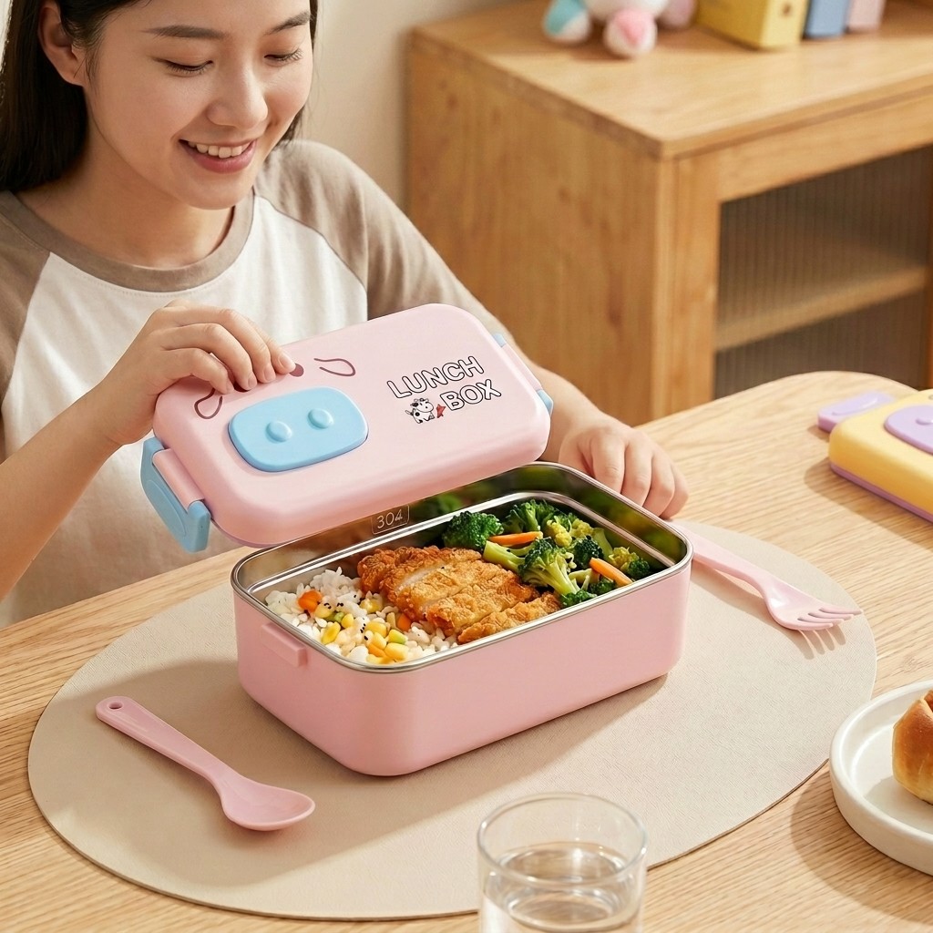 304 Paslanmaz Çelik Bento Kutu - Food Snacks For Kids incelemesi ve fiyatı