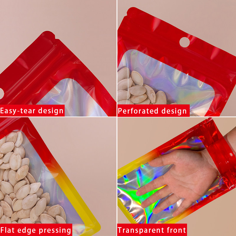 Holografik Renkli Kare Fermuar - Snacks Food Usa incelemesi ve fiyatı
