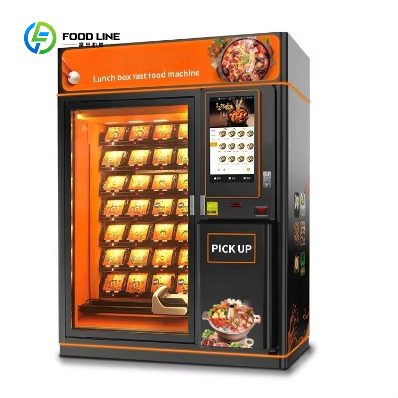 Özelleştirilmiş Sıcak Yemek Ot - Food Snacks Vending Machine incelemesi ve fiyatı