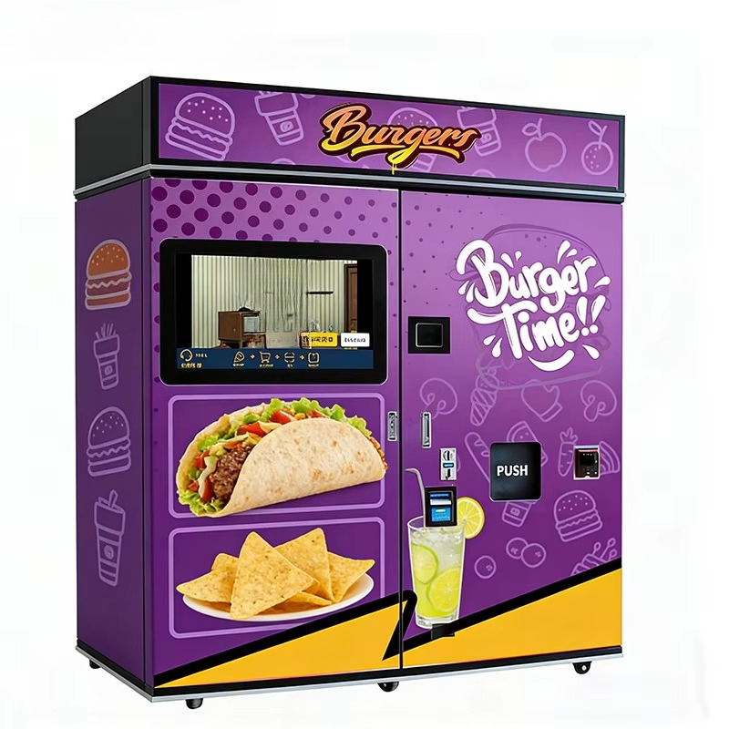 Özelleştirilmiş Fast Food Otom - Food Snacks Vending Machine incelemesi ve fiyatı