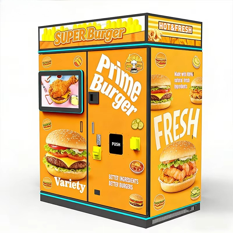 Özelleştirilmiş Fast Food Otom - Food Snacks Vending Machine incelemesi ve fiyatı