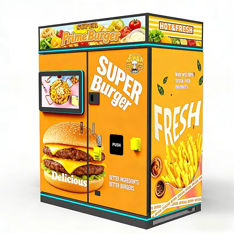 Özelleştirilmiş Fast Food Otom - Food Snacks Vending Machine incelemesi ve fiyatı