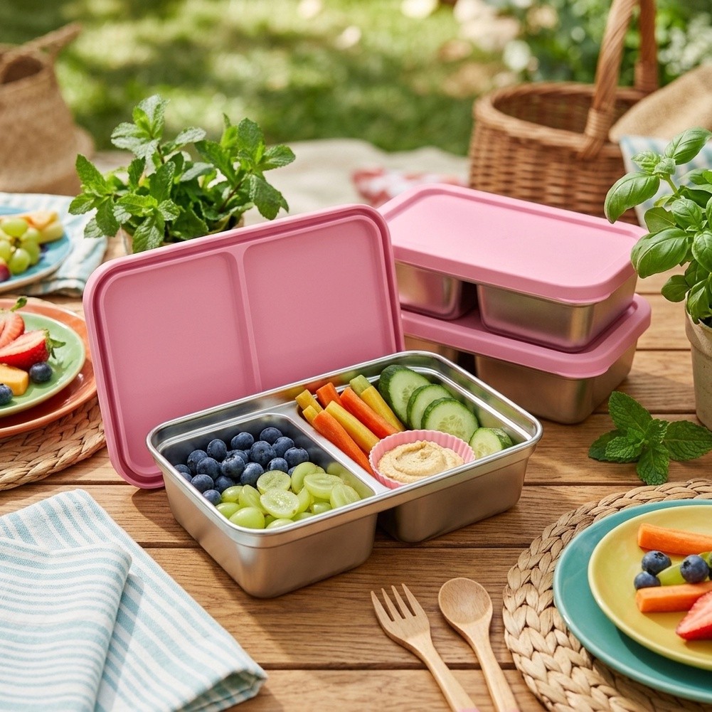 Paslanmaz Çelik 2 Bölmeli Çocu - Food Snacks For Toddlers incelemesi ve fiyatı
